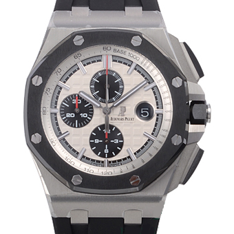 AUDEMARS PIGUET オーデマピゲ ロイヤルオーク コピー 26400SO.OO.A002CA.01 オフショアクロノ シルバー/ブラック